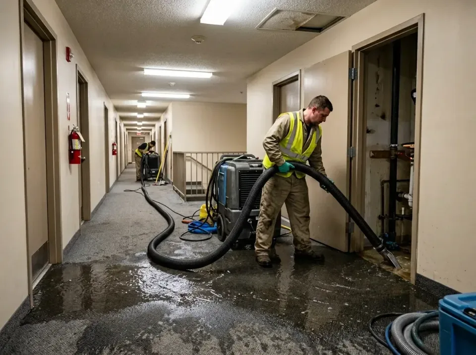 multi-unit-apartment-hallway-f-005 — frequently asked questions, Emergency Burst Pipe Water Extraction & Removal in Palm Des…